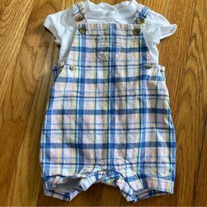Janie and Jack 2 Piece Overall Set